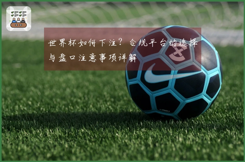 世界杯如何下注？合规平台的选择与盘口注意事项详解