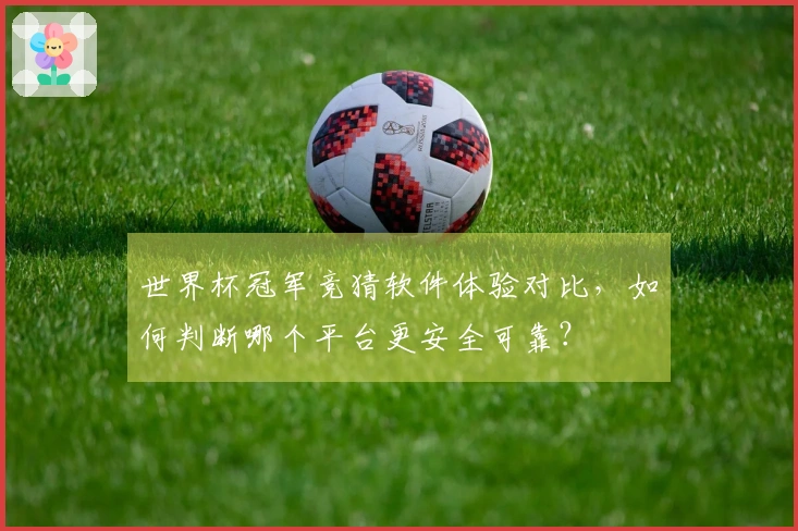 世界杯冠军竞猜软件体验对比，如何判断哪个平台更安全可靠？